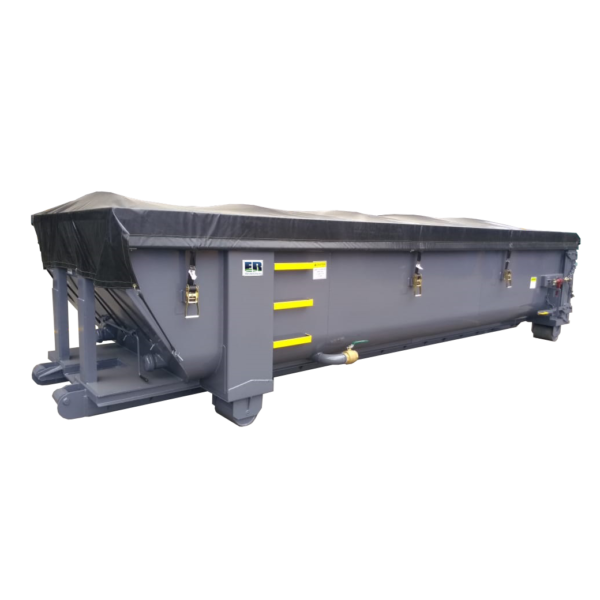 Dewatering Container with Tarp